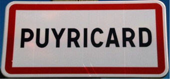 Puyricard - Panneau Logo Officiel du Village de Puyricard